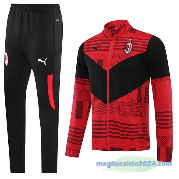 Giacca AC Milan 2022 2023 Nero Rosso Poco Prezzo
