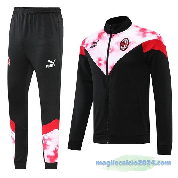 Giacca AC Milan 2022 2023 Nero Rosso Rosa Bianco Poco Prezzo