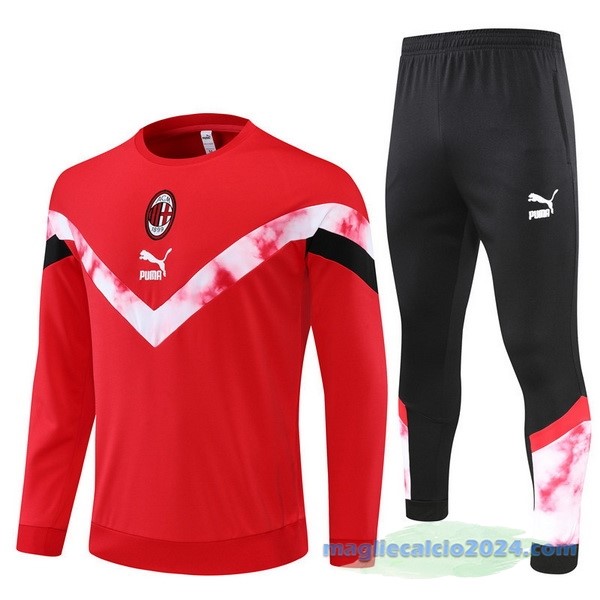 Giacca AC Milan 2022 2023 Rosso Nero Poco Prezzo