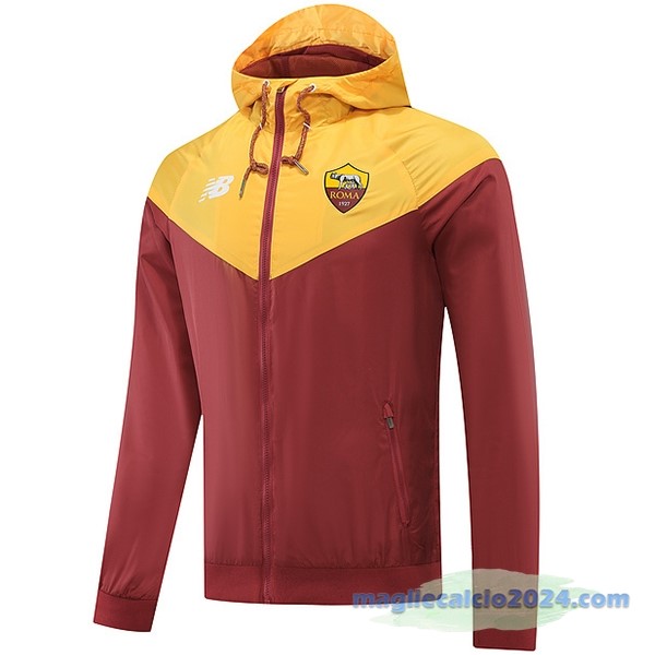 Giacca A vento AS Roma 2022 2023 Rosso Poco Prezzo
