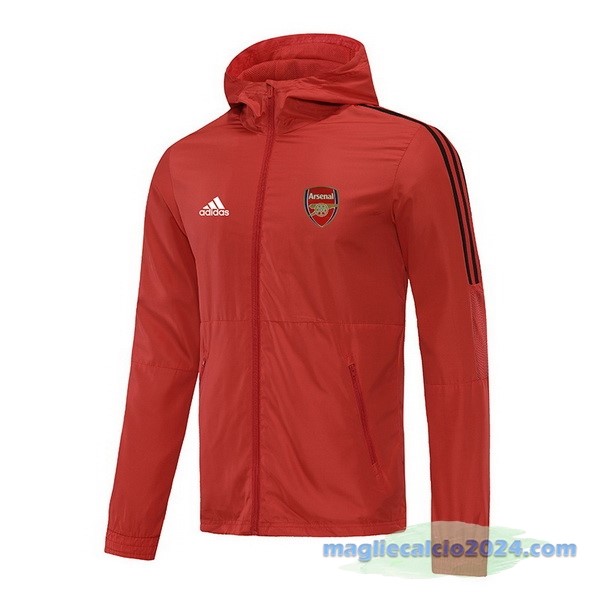 Giacca A vento Arsenal 2022 2023 Rosso Poco Prezzo