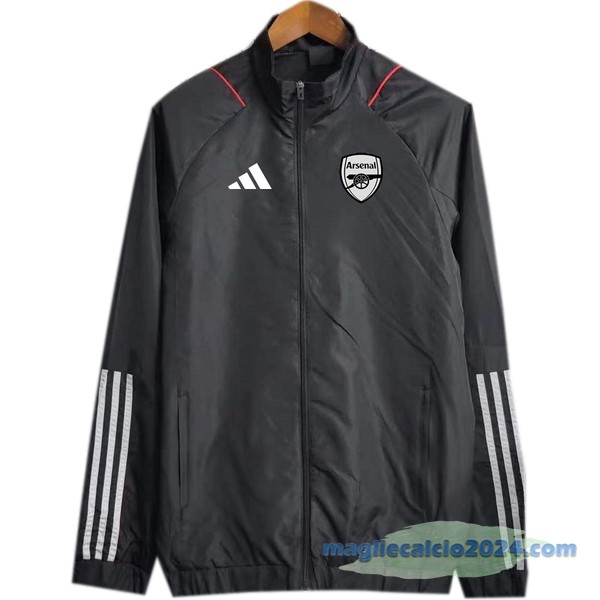 Giacca A vento Arsenal 2023 2024 Nero Poco Prezzo