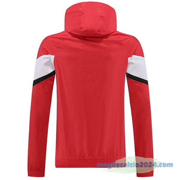 Giacca A vento Atlético Madrid 2022 2023 Rosso Bianco Poco Prezzo