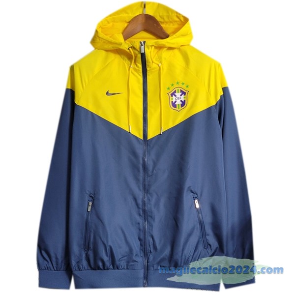 Giacca A vento Brasile 2023 Giallo Azul Poco Prezzo