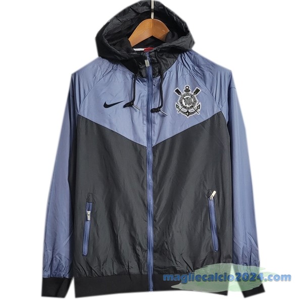 Giacca A vento Corinthians Paulista 2023 2024 Azul Nero Poco Prezzo