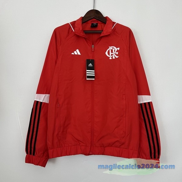 Giacca A vento Flamengo 2023 2024 Rosso Bianco Poco Prezzo