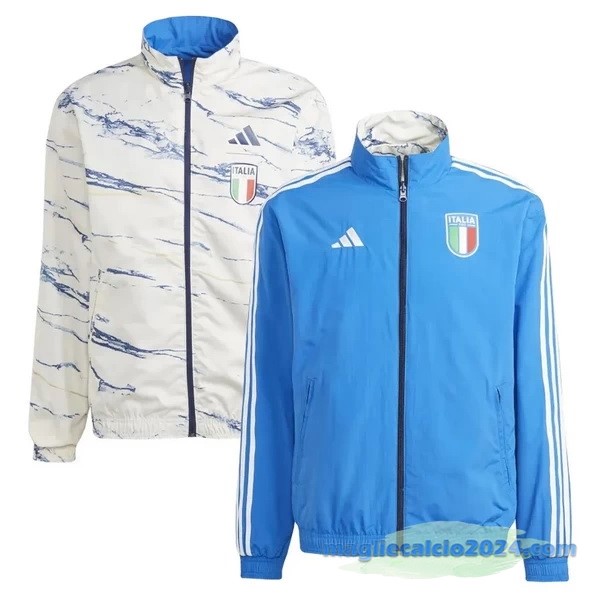 Giacca A vento Italia 2023 Azul Bianco Poco Prezzo