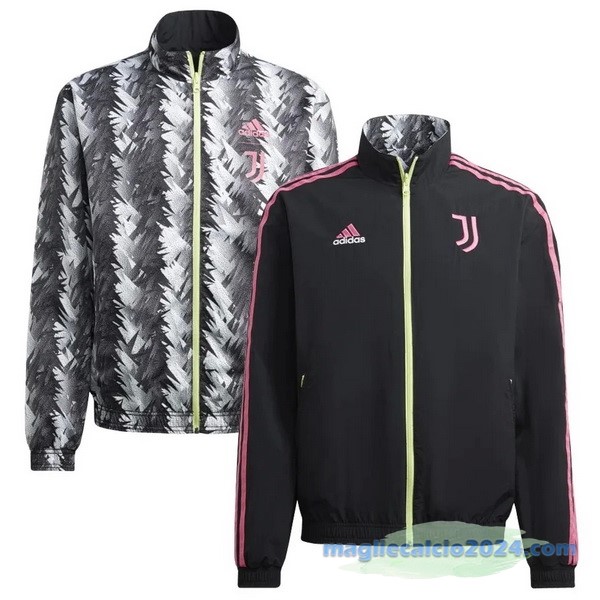 Giacca A vento Juventus 2023 2024 Nero Bianco Poco Prezzo