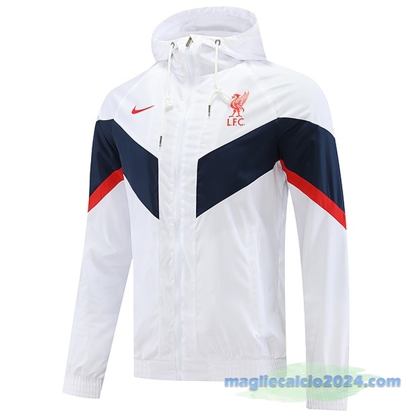 Giacca A vento Liverpool 2022 2023 Bianco Azul Poco Prezzo