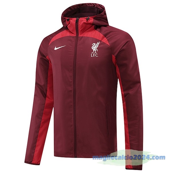 Giacca A vento Liverpool 2022 2023 Rosso Navy Poco Prezzo