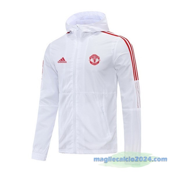 Giacca A vento Manchester United 2022 2023 Bianco Poco Prezzo