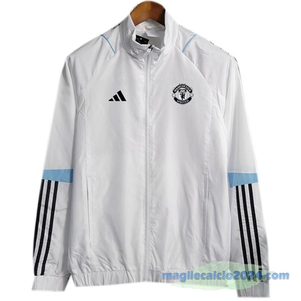 Giacca A vento Manchester United 2023 2024 Bianco Poco Prezzo