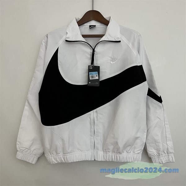Giacca A vento Nike 2023 2024 Bianco Nero Poco Prezzo