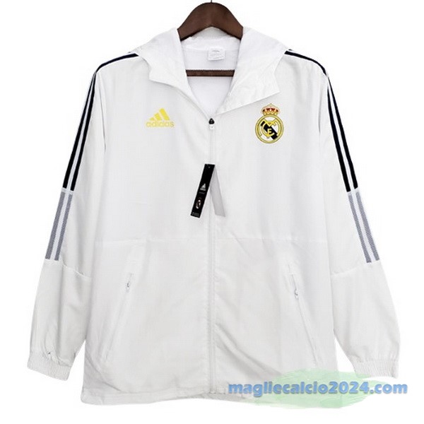 Giacca A vento Real Madrid 2022 2023 Bianco Poco Prezzo
