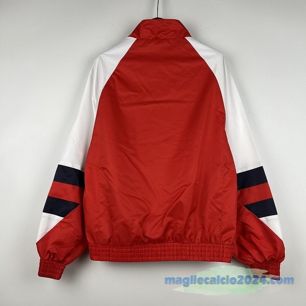 Giacca A vento Real Madrid 2023 2024 Rosso Bianco Nero Poco Prezzo