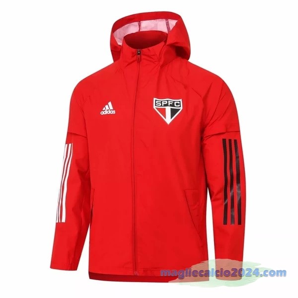 Giacca A vento São Paulo 2020 2021 Rosso Poco Prezzo