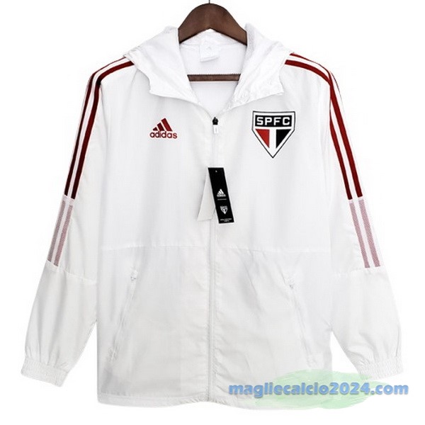 Giacca A vento São Paulo 2022 2023 Bianco Poco Prezzo