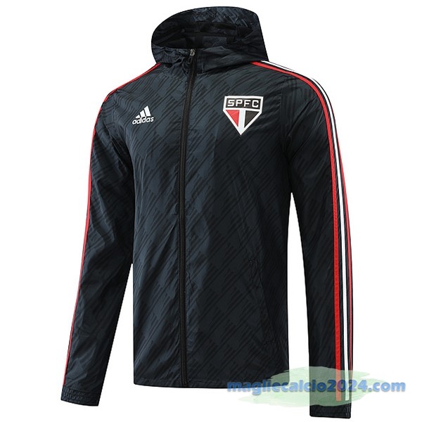 Giacca A vento São Paulo 2022 2023 Nero Rosso Poco Prezzo