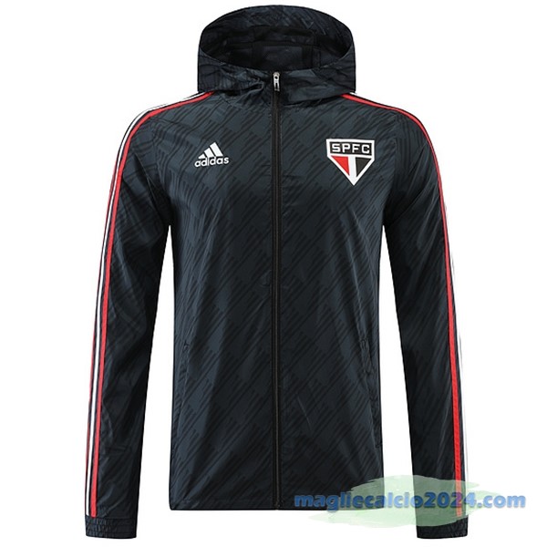 Giacca A vento São Paulo 2022 2023 Nero Rosso Poco Prezzo