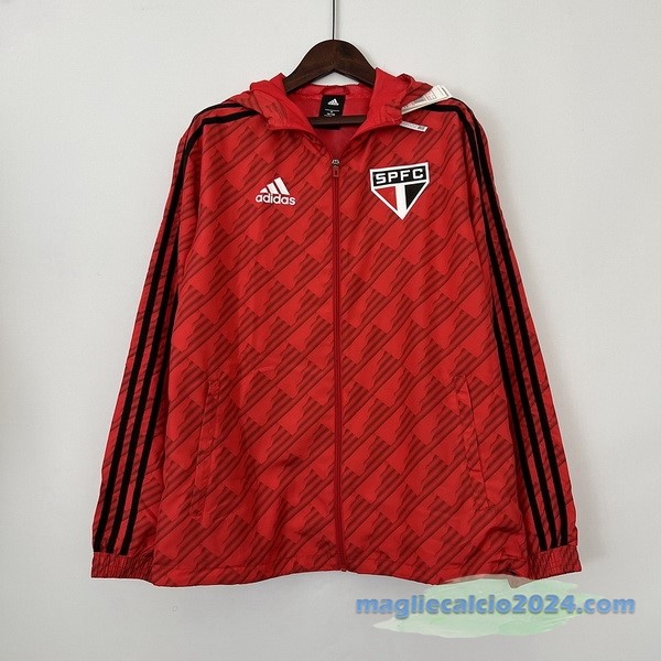 Giacca A vento São Paulo 2023 2024 I Rosso Poco Prezzo