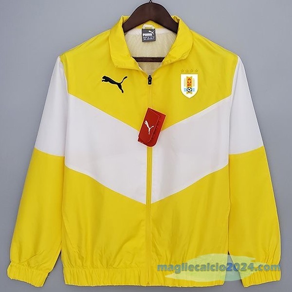 Giacca A vento Uruguay 2022 Giallo Poco Prezzo