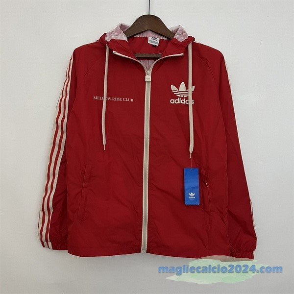 Giacca A vento adidas 2023 Rosso Poco Prezzo