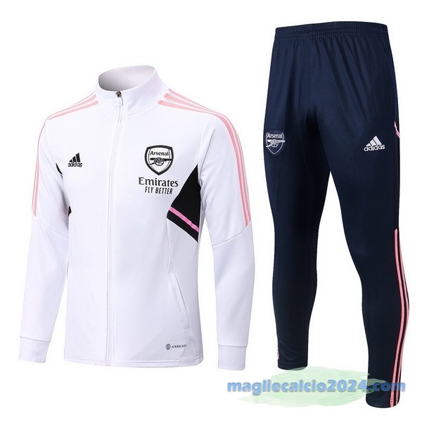 Giacca Arsenal 2022 2023 Bianco Rosa Poco Prezzo