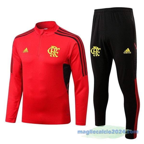 Giacca Bambino Flamengo 2022 2023 Rosso Nero Poco Prezzo