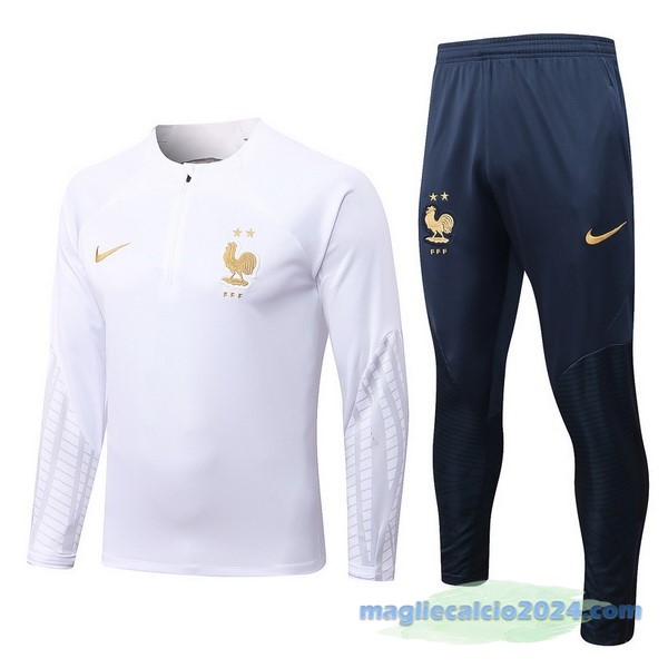 Giacca Bambino Francia 2022 Bianco Azul Poco Prezzo