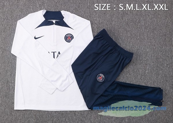 Giacca Bambino Paris Saint Germain 2022 2023 Bianco Azul Navy Poco Prezzo