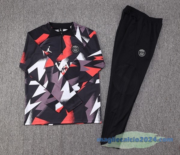 Giacca Bambino Paris Saint Germain 2022 2023 Rosso Grigio Nero Poco Prezzo