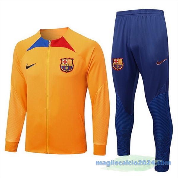 Giacca Barcelona 2022 2023 Arancione II Azul Poco Prezzo