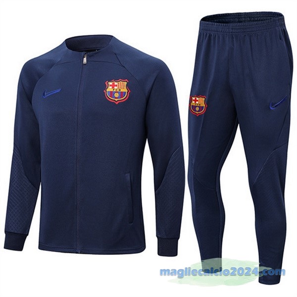 Giacca Barcelona 2022 2023 Azul IIIII Navy Poco Prezzo