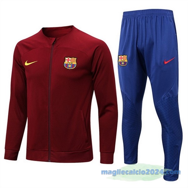 Giacca Barcelona 2022 2023 Rosso Azul Poco Prezzo