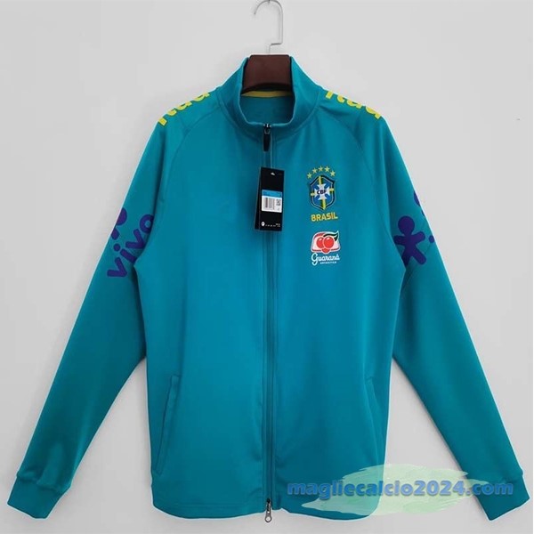 Giacca Brasile 2022 Azul Poco Prezzo