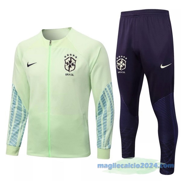 Giacca Brasile 2022 Verde Luce Poco Prezzo