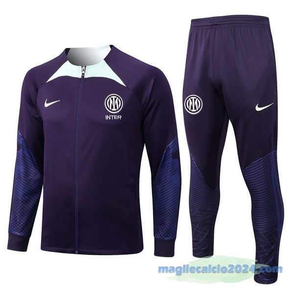 Giacca Inter Milán 2022 2023 Purpureo Poco Prezzo