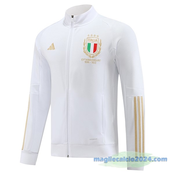 Giacca Italia 2023 Bianco Giallo Poco Prezzo