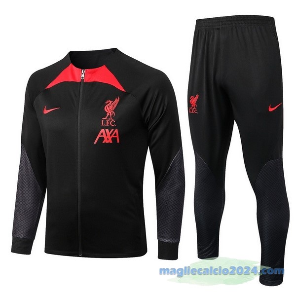Giacca Liverpool 2022 2023 Nero III Rosso Poco Prezzo
