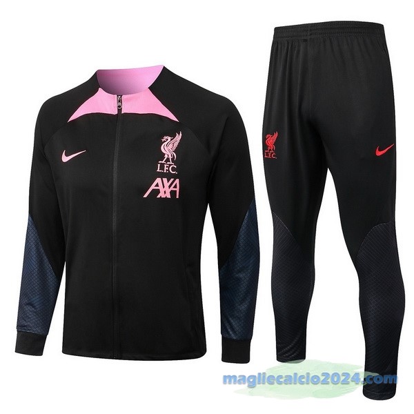Giacca Liverpool 2022 2023 Nero I Rosa Poco Prezzo