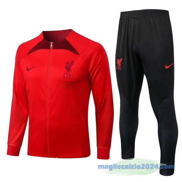 Giacca Liverpool 2022 2023 Rosso II Nero Poco Prezzo