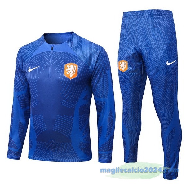 Giacca Paesi Bassi 2022 Azul Poco Prezzo