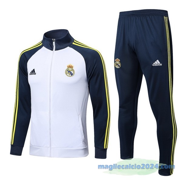 Giacca Real Madrid 2022 2023 Bianco Giallo Poco Prezzo