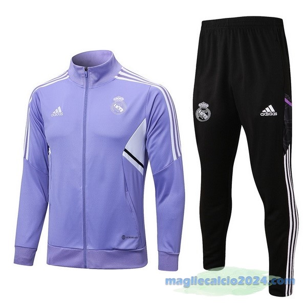 Giacca Real Madrid 2022 2023 Purpureo Nero Poco Prezzo