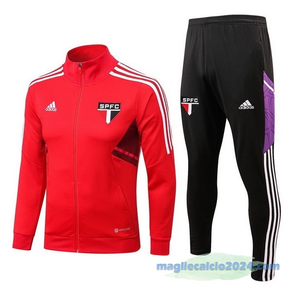 Giacca São Paulo 2022 2023 Rosso Nero Poco Prezzo