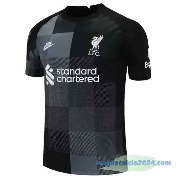 Maglia Portiere Liverpool 2021 2022 Nero Poco Prezzo