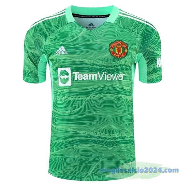 Maglia Portiere Manchester United 2021 2022 Verde Poco Prezzo
