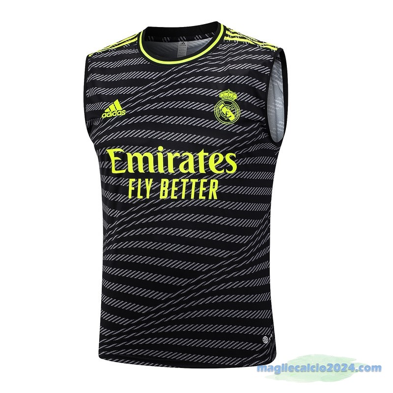 Maglia Senza Maniche Real Madrid 2023 2024 Verde Grigio Poco Prezzo