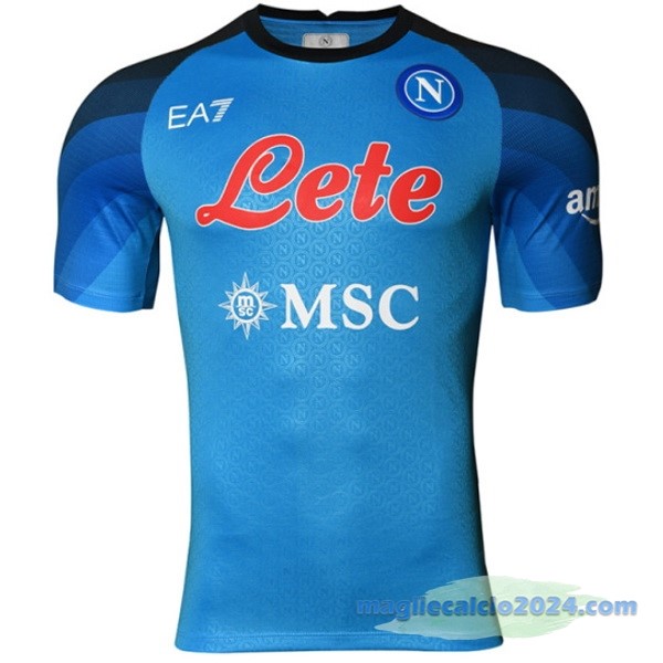 NO.3 Campioni Giocatori Prima Maglia Napoli 2022 2023 Azul Poco Prezzo