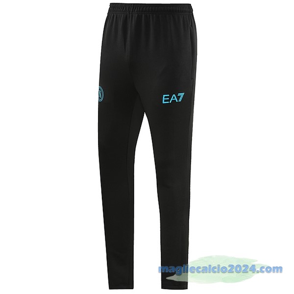 Pantaloni Deportivos Napoli 2023 2024 Nero Poco Prezzo